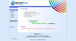 Desktop Screenshot of benhillpress.co.uk
